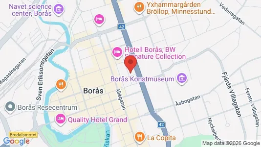 Apartments for rent i Borås - kort over placeringen