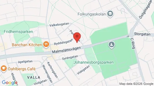 Apartments for rent i Linköping - kort over placeringen