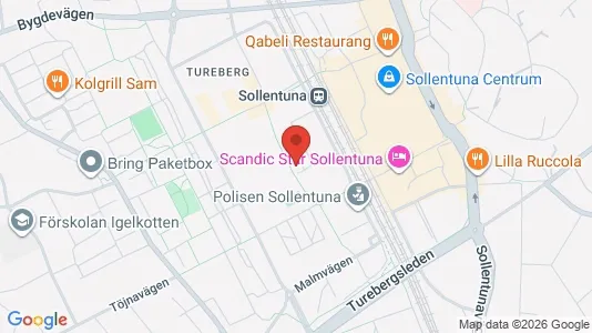 Apartments for rent i Sollentuna - kort over placeringen