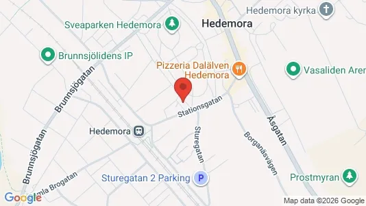 Apartments for rent i Hedemora - kort over placeringen