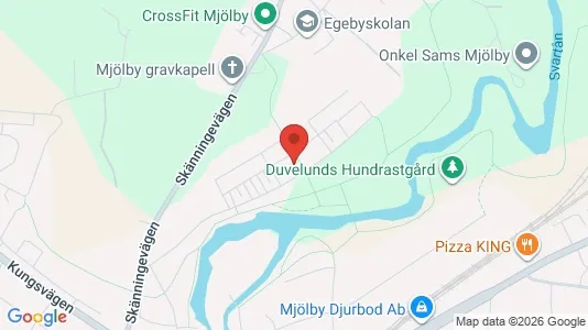 Apartments for rent i Mjölby - kort over placeringen