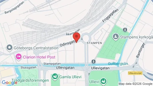 Apartments for rent i Gothenburg City Centre - kort over placeringen