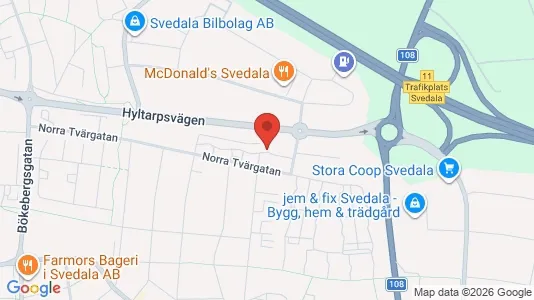 Apartments for rent i Svedala - kort over placeringen