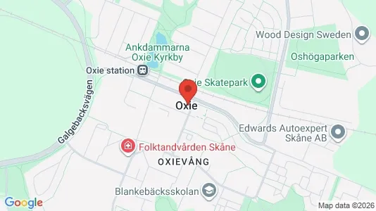 Apartments for rent i Oxie - kort over placeringen