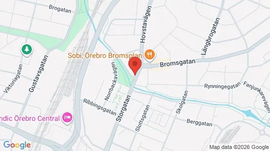 Apartments for rent i Örebro - kort over placeringen