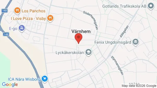 Apartments for rent i Gotland - kort over placeringen
