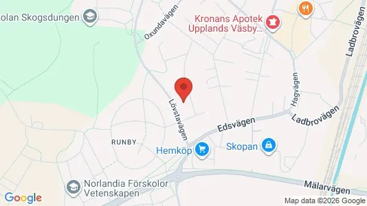 Apartments for rent i Upplands Väsby - kort over placeringen