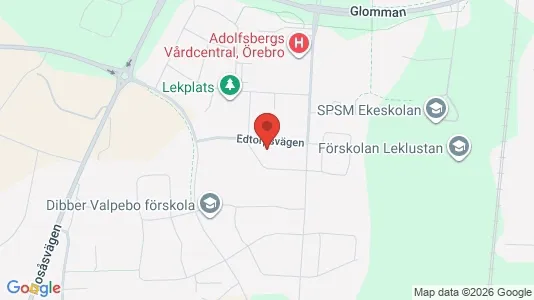 Apartments for rent i Örebro - kort over placeringen