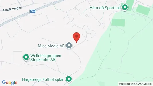 Apartments for rent i Värmdö - kort over placeringen