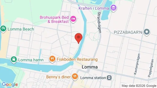 Apartments for rent i Lomma - kort over placeringen