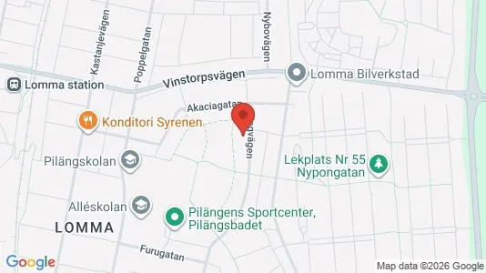 Apartments for rent i Lomma - kort over placeringen