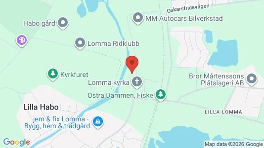 Apartments for rent i Lomma - kort over placeringen
