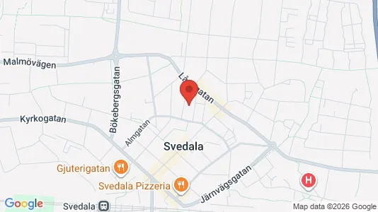 Apartments for rent i Svedala - kort over placeringen