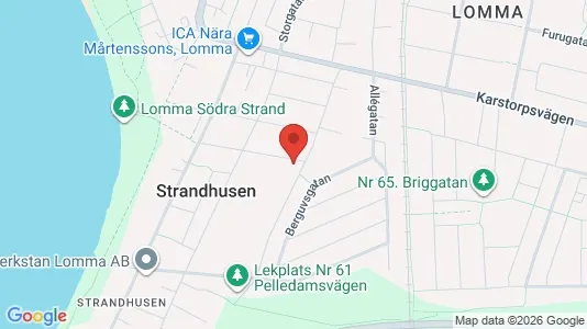 Apartments for rent i Lomma - kort over placeringen