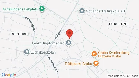 Apartments for rent i Gotland - kort over placeringen