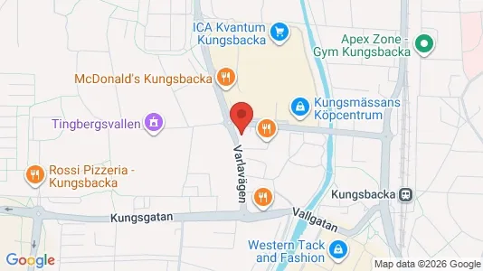Apartments for rent i Kungsbacka - kort over placeringen