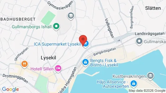 Apartments for rent i Lysekil - kort over placeringen