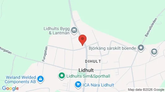 Apartments for rent i Ljungby - kort over placeringen
