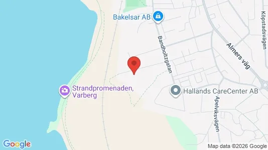 Apartments for rent i Varberg - kort over placeringen
