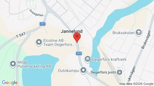 Apartments for rent i Degerfors - kort over placeringen