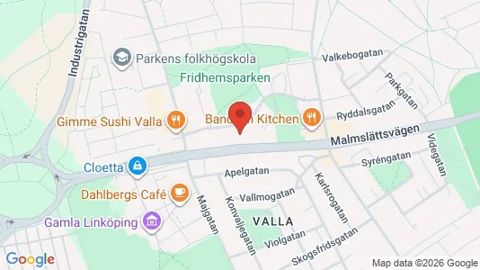 Apartments for rent i Linköping - kort over placeringen