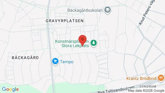 Apartments for rent i Halmstad - kort over placeringen