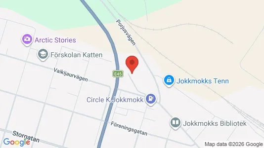Apartments for rent i Jokkmokk - kort over placeringen