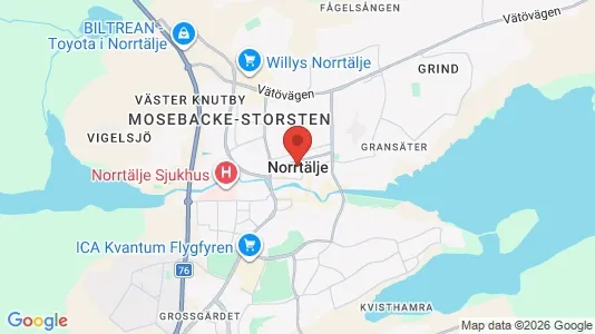 Apartments for rent i Norrtälje - kort over placeringen