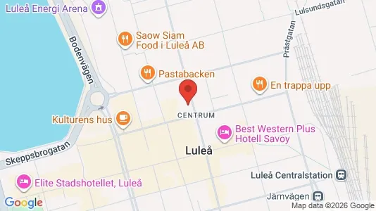 Apartments for rent i Luleå - kort over placeringen