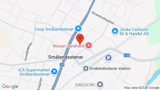Apartments for rent i Gislaved - kort over placeringen