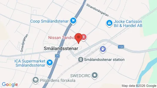 Apartments for rent i Gislaved - kort over placeringen