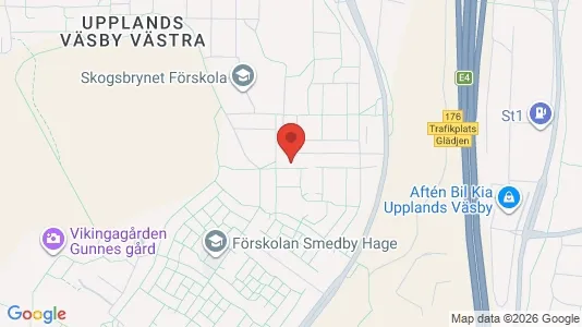 Apartments for rent i Upplands Väsby - kort over placeringen
