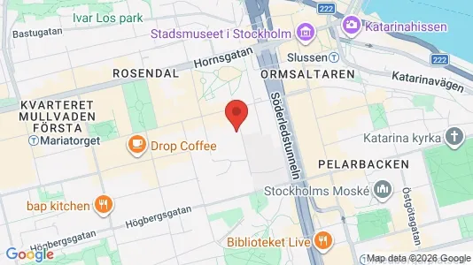 Apartments for rent i Södermalm - kort over placeringen