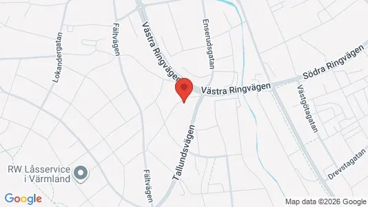 Apartments for rent i Kristinehamn - kort over placeringen