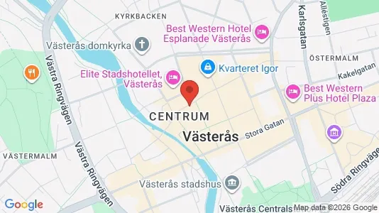 Apartments for rent i Västerås - kort over placeringen