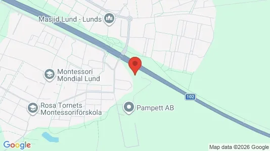 Apartments for rent i Lund - kort over placeringen