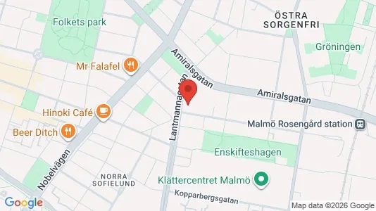 Apartments for rent i Sofielund - kort over placeringen