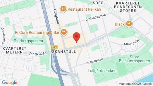 Apartments for rent i Södermalm - kort over placeringen