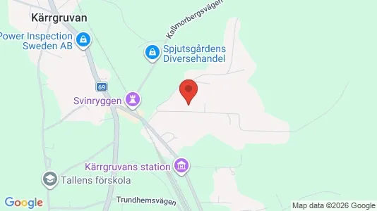 Apartments for rent i Norberg - kort over placeringen