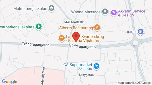 Apartments for rent i Västerås - kort over placeringen