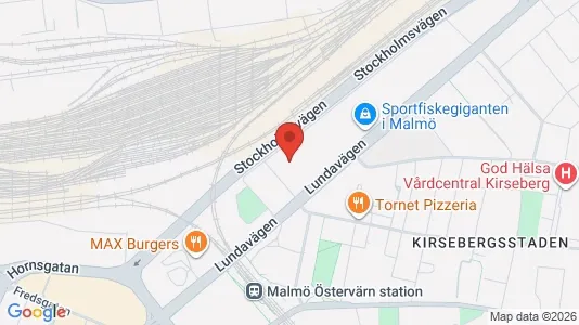 Apartments for rent i Kirseberg - kort over placeringen