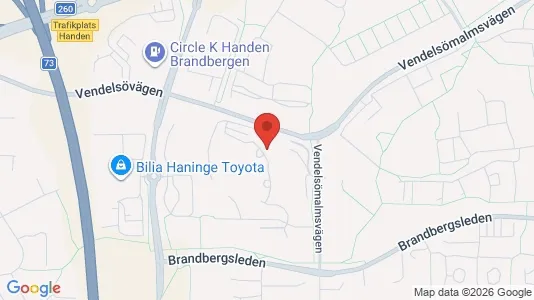 Apartments for rent i Haninge - kort over placeringen