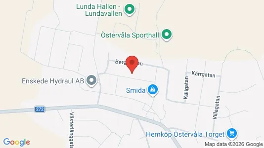 Apartments for rent i Heby - kort over placeringen