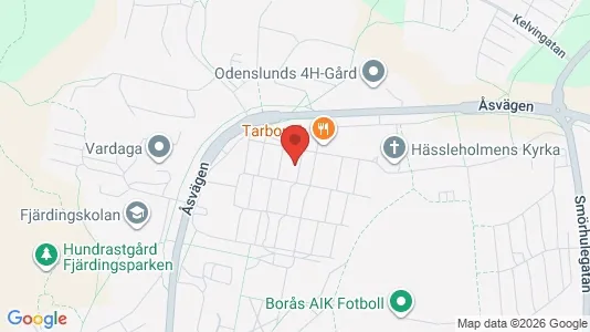 Apartments for rent i Borås - kort over placeringen