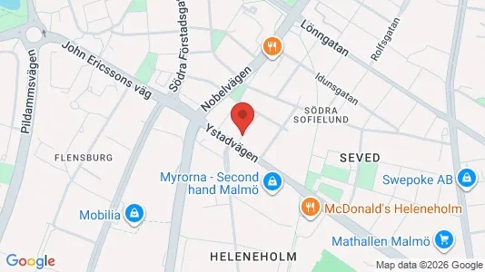 Apartments for rent i Sofielund - kort over placeringen