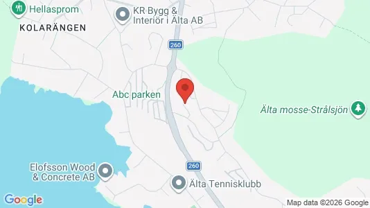 Apartments for rent i Nacka - kort over placeringen
