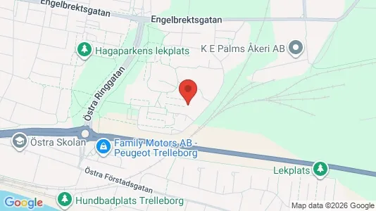 Apartments for rent i Trelleborg - kort over placeringen