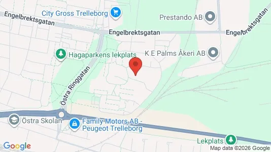 Apartments for rent i Trelleborg - kort over placeringen