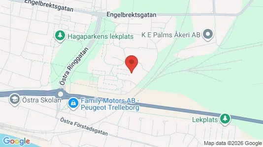 Apartments for rent i Trelleborg - kort over placeringen
