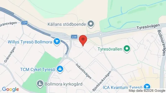 Apartments for rent i Tyresö - kort over placeringen